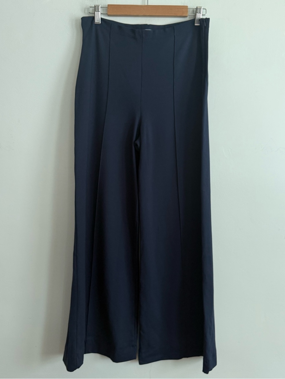 Ripley Rader Navy High Waist Wide Leg Ponte Knit Pants Size 1+